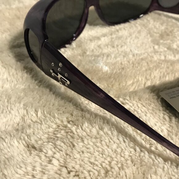 Jonathan Paul Fitovers Polarvue Sunglasses Gray & Amber Polycarbonate Lenses - Picture 6 of 11